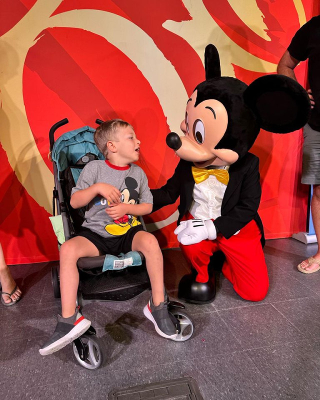 Jacob with Mickey 2