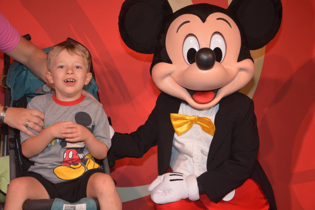 Jacob with Mickey