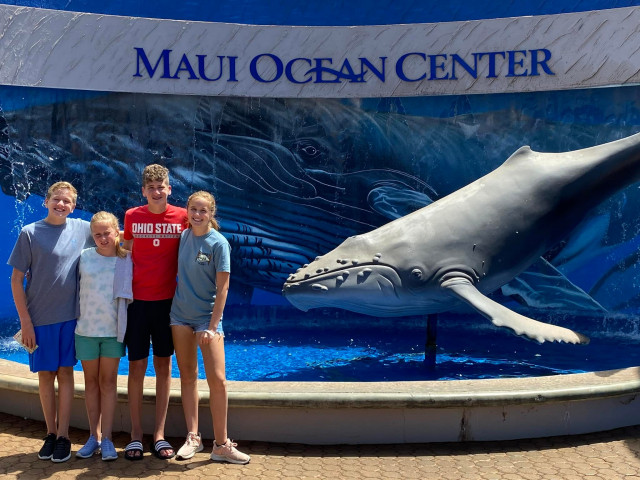 Kids at Maui Ocean Center