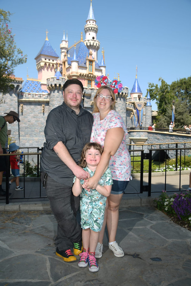 Kyler Family in Front of Castle