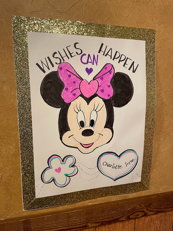 Wishes Can Happen Sign made by grandparents
