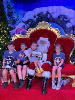 Detwiler Kids with Santa