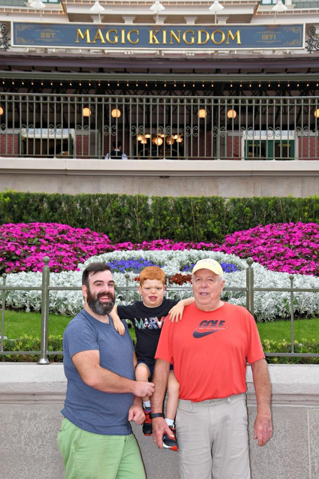 Scotland with Grandpa and Dad