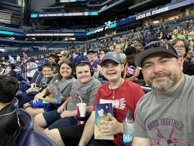 Family in Seats at DCI