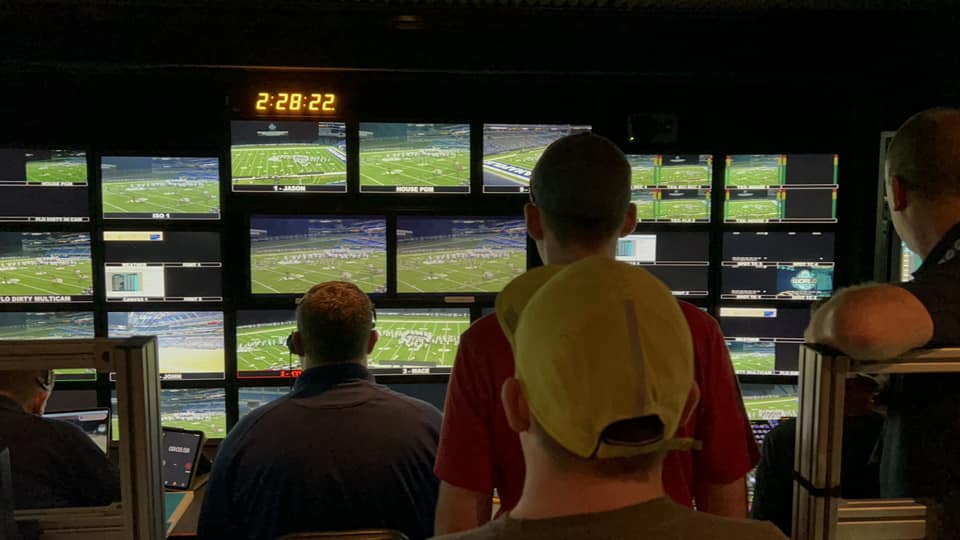 Inside Game Creek Video Truck at DCI