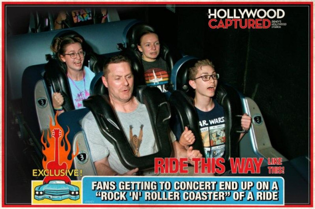 Family at Hollywood Studios Coaster