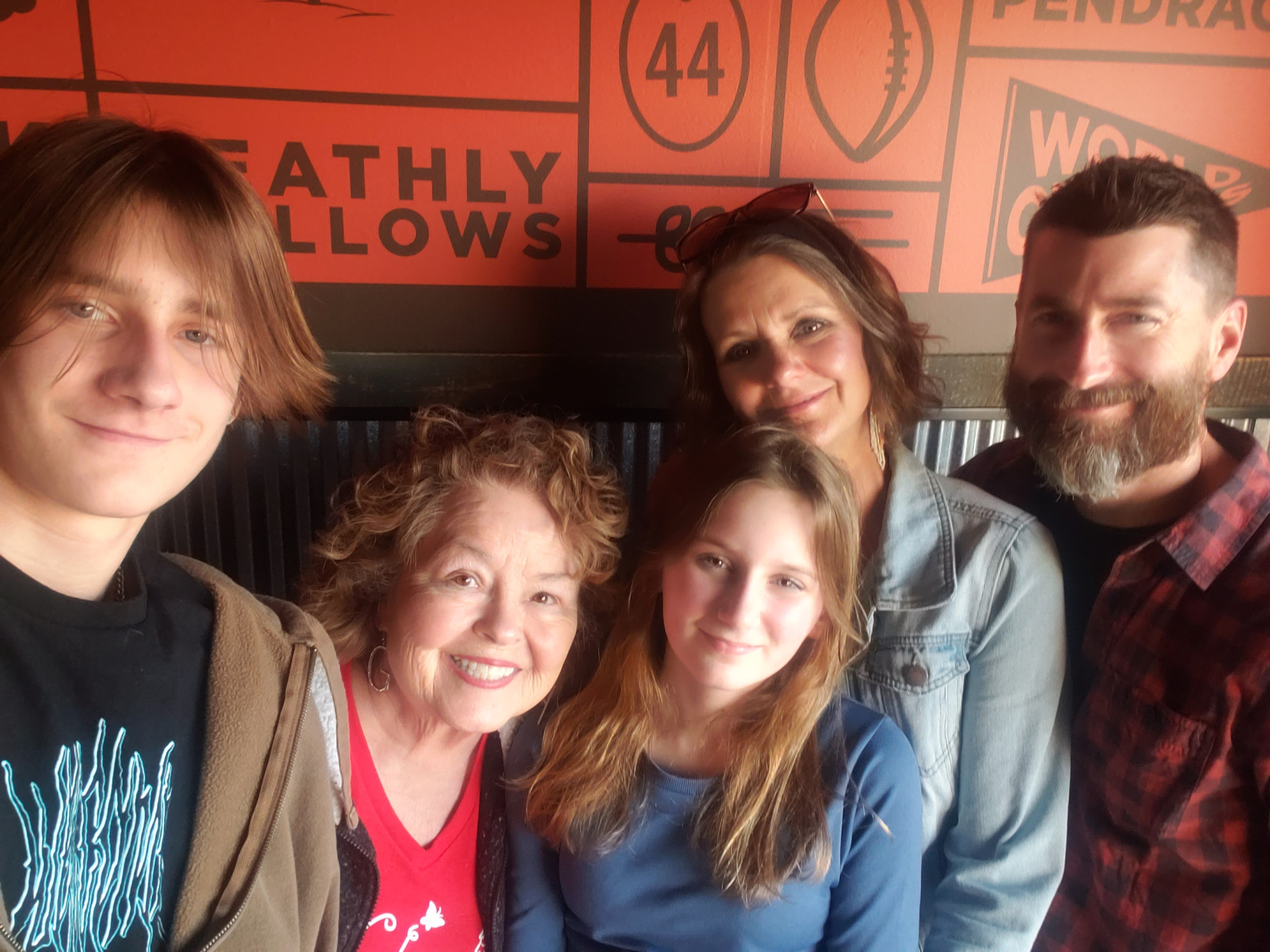 Family and Madelyn at Presentation