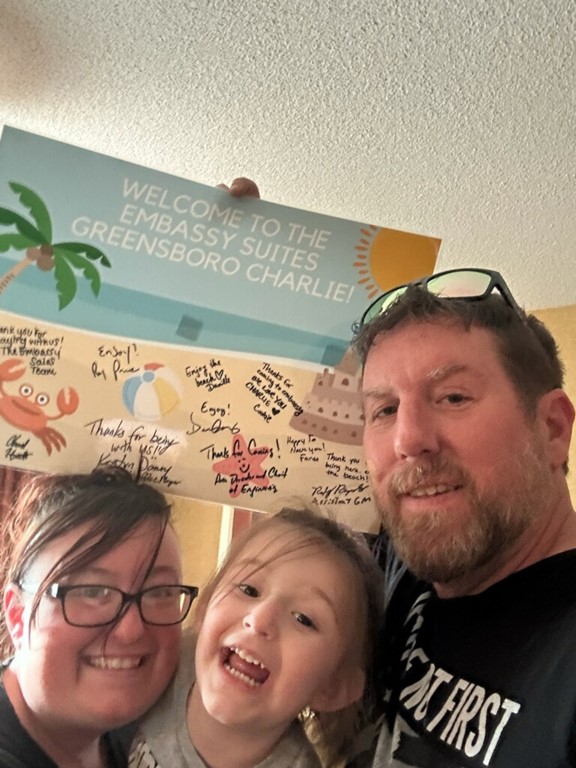 Mom Dad and Charlie Good