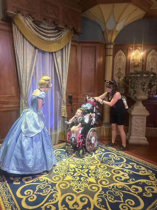 Evie with Cinderella