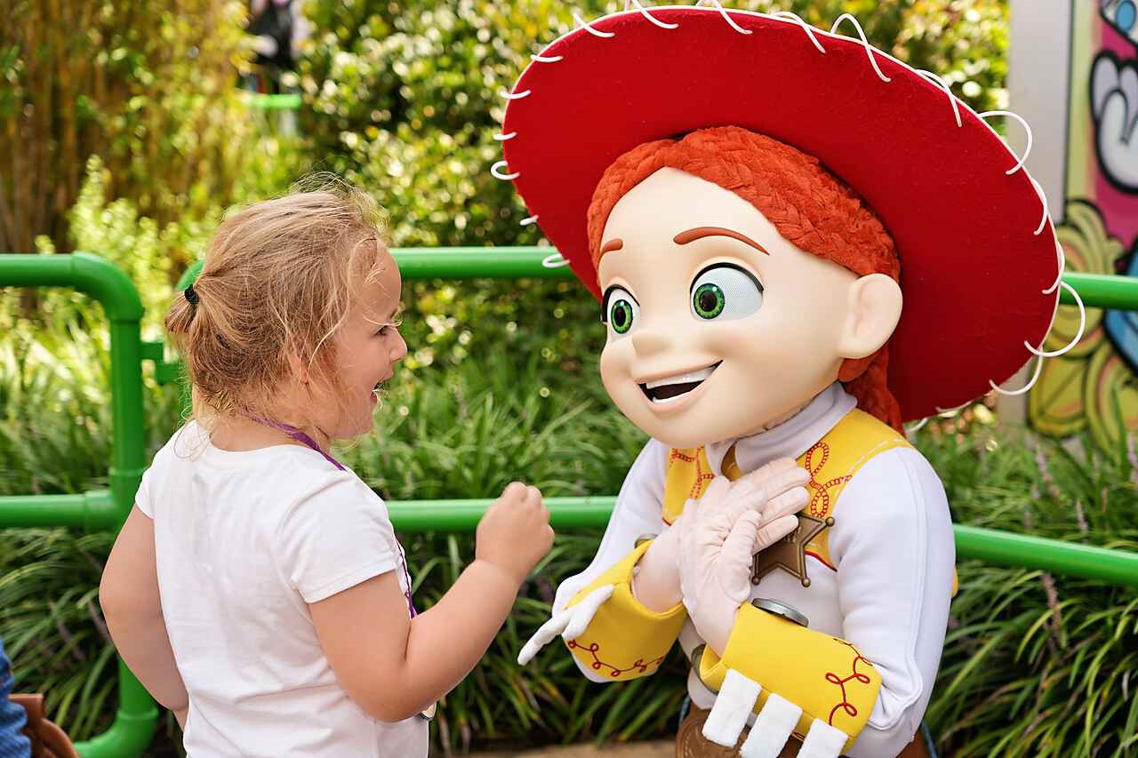 Everleigh with Jessie from Toy Story