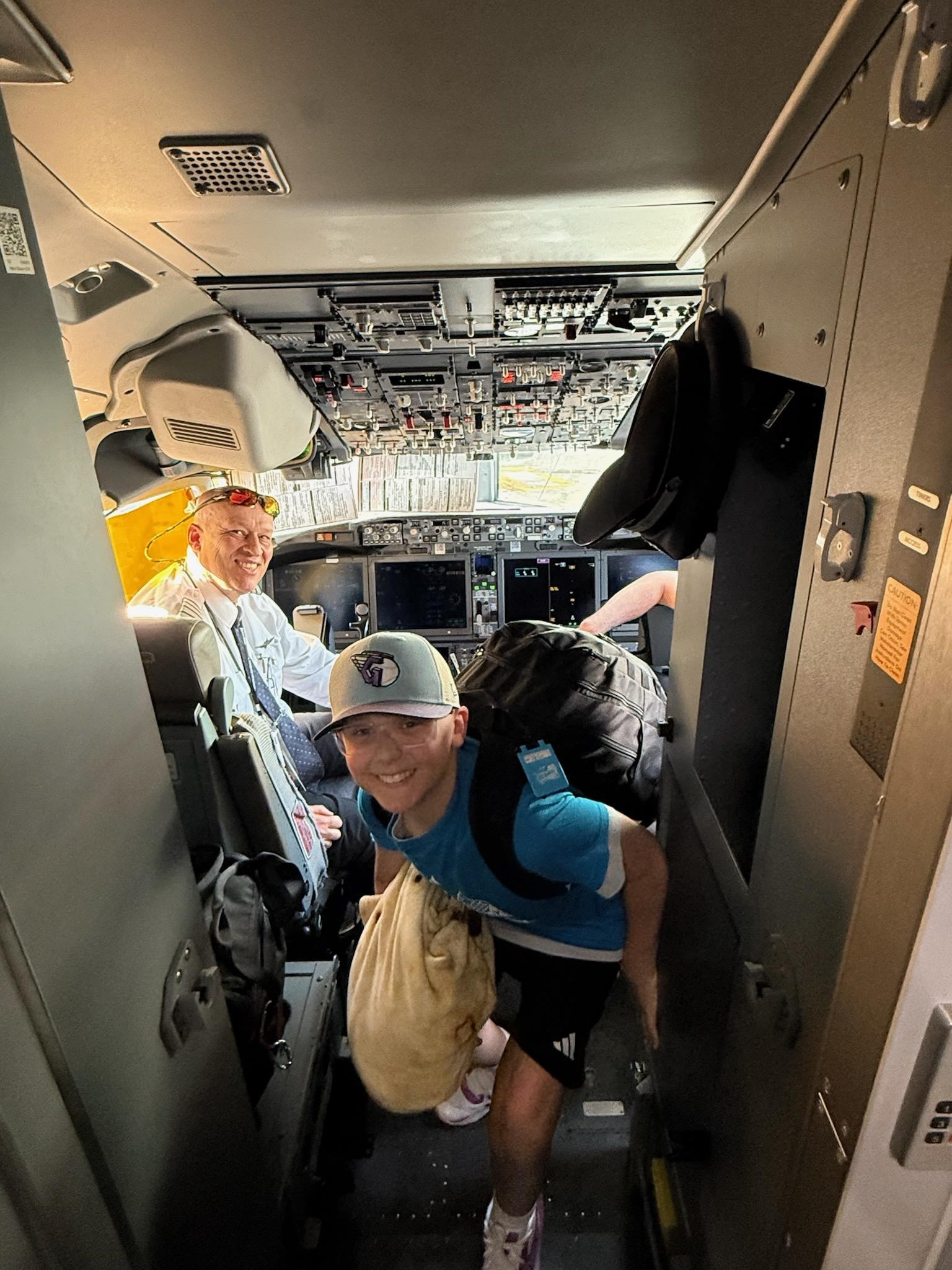 In cockpit