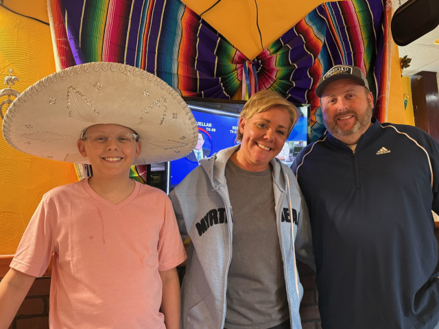 Jack Mom and Dad at Senor Panchos