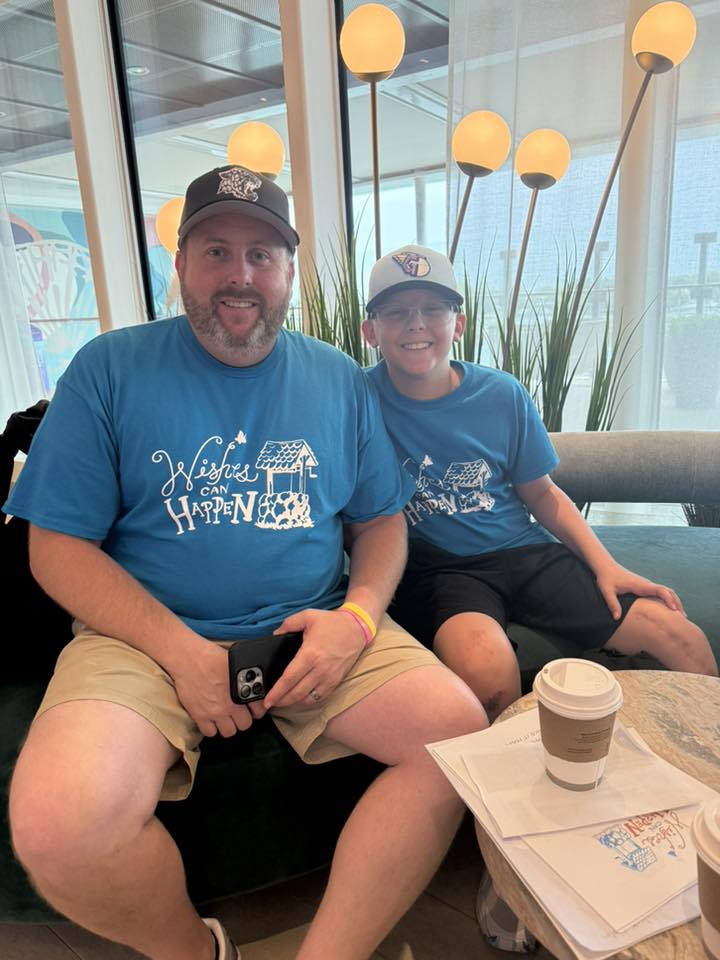Jack and Dad at Airport