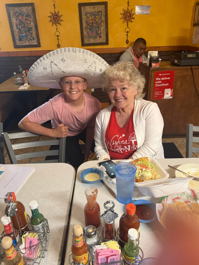 Jack and Madelyn at Senor Panchos