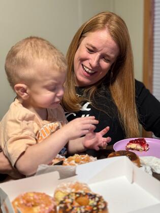 Erine and Hazel Donuts 1