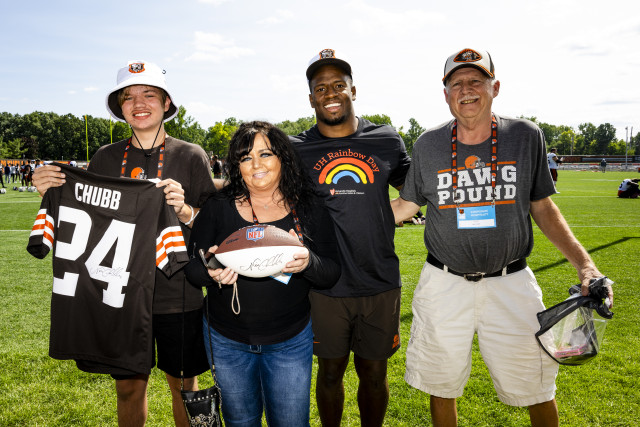 Nick Chub and Julian with Family from Browns