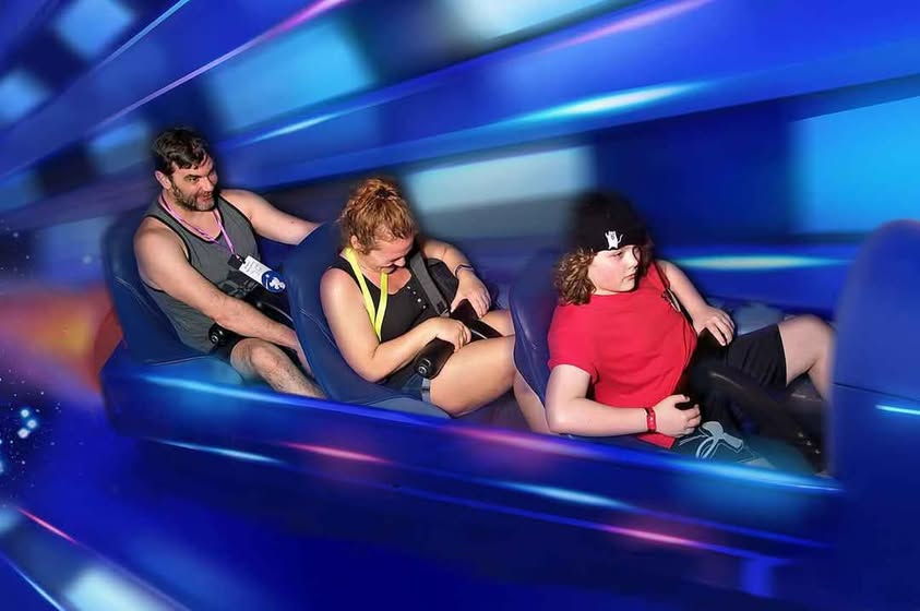 Wyatt on coaster