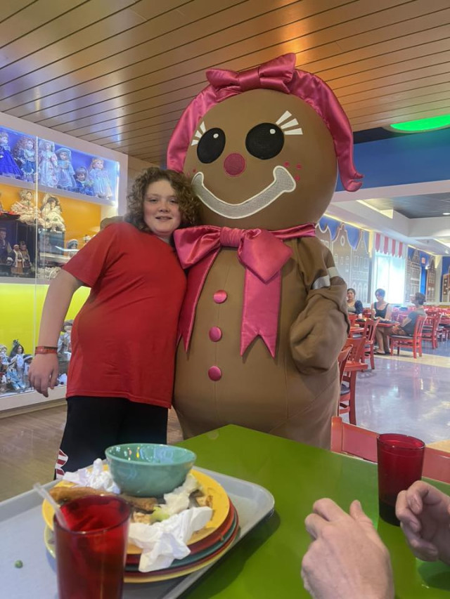 Wyatt w Gingerbread Man