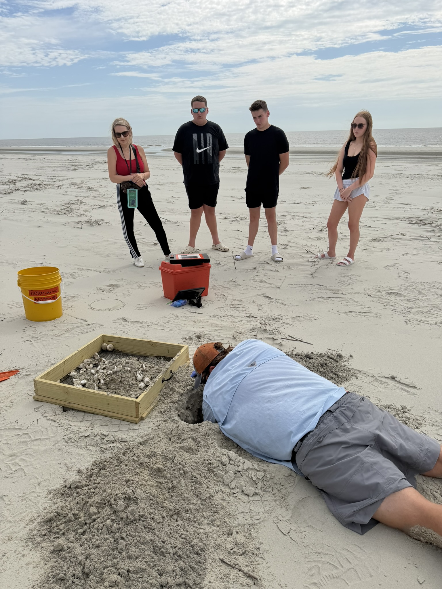 Family watching Will Dig one up