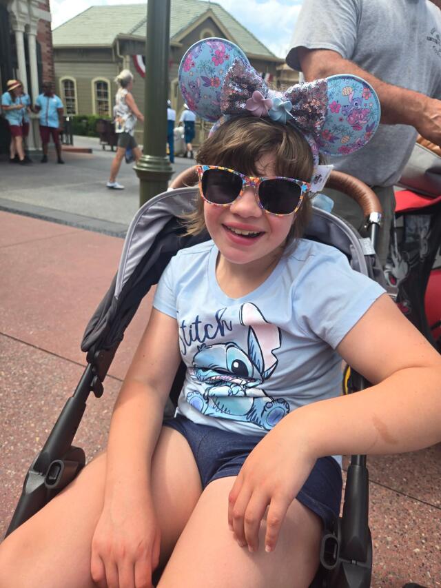 Mallory at Disney with Ears On