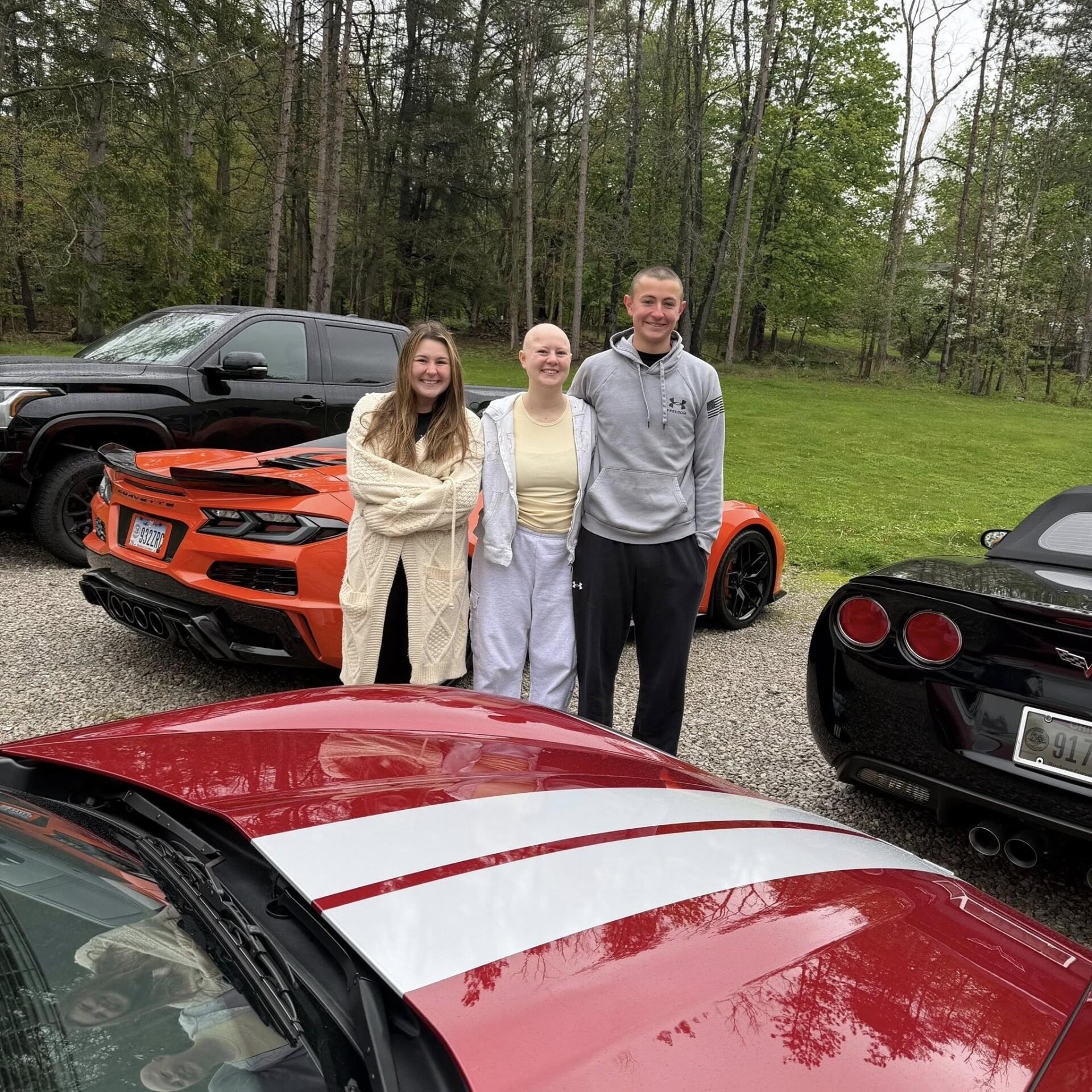 Alyssa with mom and dad