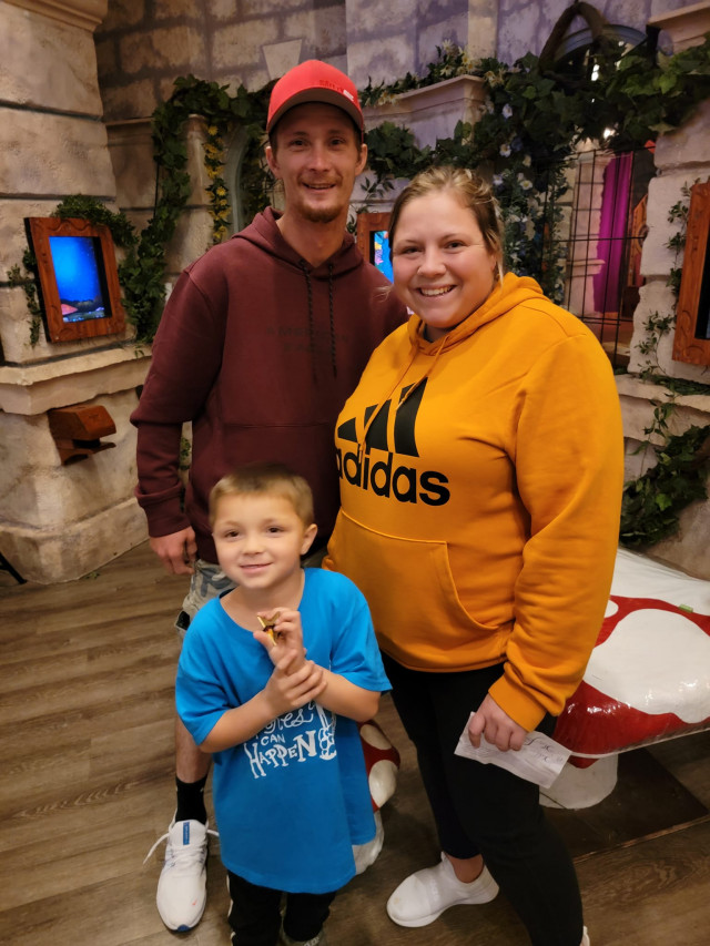 Mom and Dad w Karson at GKTW